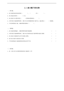 2020新粤教版五年级下册科学《放大镜下的生物》ppt课件（含教案+视频）