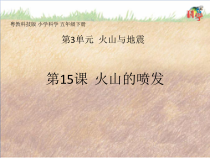 科学【2020新粤教版】五年级下册第15课《火山的喷发》ppt课件