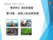 科学【2020新粤教版】六年级下册第19课《地球上的自然资源》ppt课件