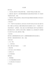 体育与健康【通用版】二年级《小足球》教案