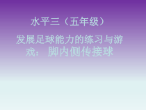 体育与健康【通用版】五年级《脚内侧传接球》PPT课件(共17页)