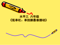 体育与健康【通用版】六年级《单挂膝悬垂摆动》PPT课件(共14页)