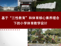 体育与健康【通用版】六年级《基于“三性教育”和体育核心素养理念》PPT课件(共24页)