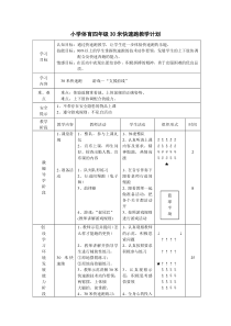 体育与健康【人教版】三至四年级《3.50米快速跑及考核》教案12