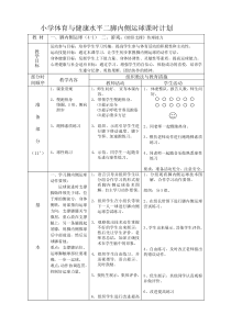 体育与健康【人教版】三至四年级《5.脚内侧运球》教案5