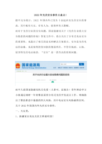 2022年光伏发电安全事件