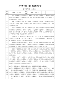 体育【人教版】五至六年级《4.马步横打》单元计划素材3