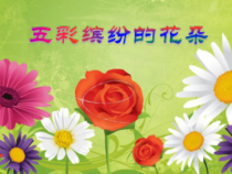 美术【桂美版】一年级下册《3 五彩缤纷的花朵》PPT课件3