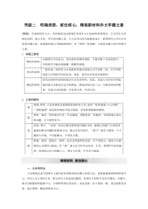 (全国版)高考语文一轮复习第4部分 专题17 Ⅰ 突破二 明确类型，抓住核心，精准新材料作文审题立意 (含详解)
