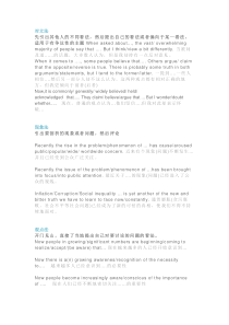 高中英语满分作文模板汇总