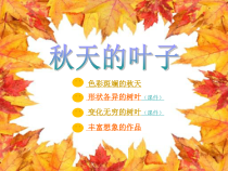 美术【冀美版】二年级上册《13.秋天的叶子》PPT课件2