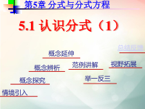 《分式》PPT课件2-八年级上册数学青岛版