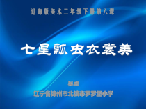 美术【辽海版】二下第6课《七星瓢虫衣裳美》PPT课件1