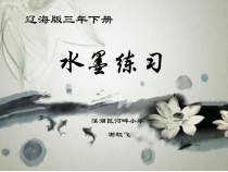 美术【辽海版】三下第3课《水墨练习》PPT课件3