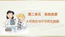 小学科学大象版六年级下册第二单元第4课《可再生与不可再生资源》课件（2023春）