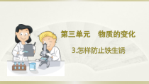 小学科学大象版六年级下册第三单元第3课《怎样防止铁生锈》课件（2023春）