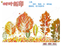美术【岭南版】二年级上册《7. 美丽的叶子》PPT课件1