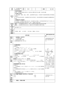 《二次函数知识系统的建构》教学设计2-九年级下册数学青岛版