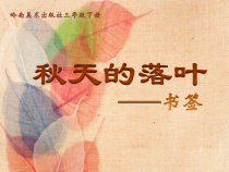 美术【岭南版】三年级下册《15. 秋天的落叶》PPT课件3