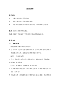 美术【岭南版】五年级下册《10. 变幻的色彩》教学设计2