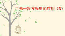 《6.3 二元一次方程组的应用》PPT课件3-七年级下册数学冀教版