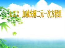 《加减消元法解二元一次方程组》PPT课件3-七年级下册数学冀教版