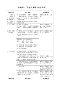 美术【人美版】（常锐伦）二上《连年有余》教学设计1