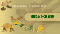 美术【人美版】（常锐伦）三上《拓印树叶真有趣》PPT课件2