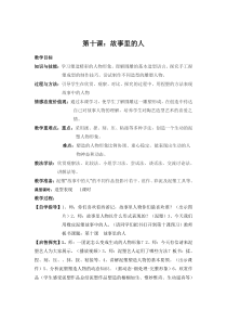 美术【人美版】（常锐伦）六上《第十课 故事里的人》教学设计2