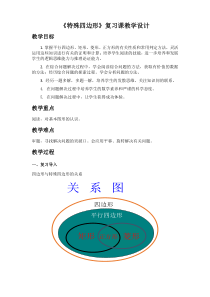 《回顾与反思》教学设计1-八年级下册数学冀教版