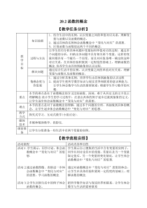 《函数的概念》教学设计2-八年级下册数学冀教版