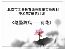 美术【人美版】（杨力）四年级上册《9. 中国画——学画荷花》PPT课件2