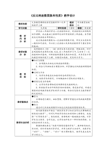 《反比例函数的性质》教学设计4-九年级上册数学冀教版