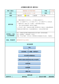 《29.1 点与圆的位置关系》教学设计2-九年级下册数学冀教版