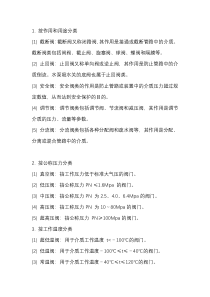 各种阀门的用途