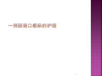 一例肠造口感染的护理课件