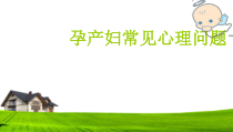 孕产妇常见心里问题课件