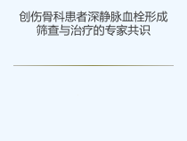 创伤骨科患者深静脉血栓形成筛查与治疗课件
