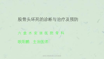 股骨头坏死的诊断与治疗及预防课件