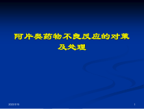 阿片类药物不良反应的对策及处理课件