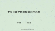 安全合理使用糖尿病治疗药物基层医生版课件