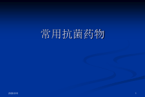 常见抗感染药物课件