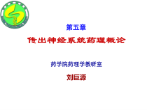 传出神经系统药理学课件