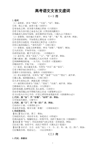 高中语文高考复习文言文虚词知识点汇总（共18个）