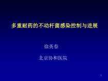 多重耐药的不动杆菌感染控制与进展课件