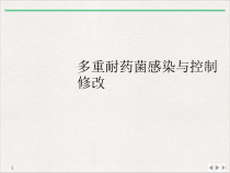 多重耐药菌感染与控制修改课件
