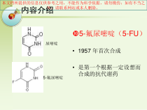 氟尿嘧啶类抗肿瘤药物培训课件