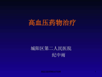 高血压的药物治疗优秀课件