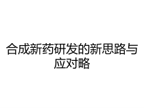 合成新药研发的新思路与应对略课件