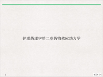 护理药理学第二章药物效应动力学标准课件